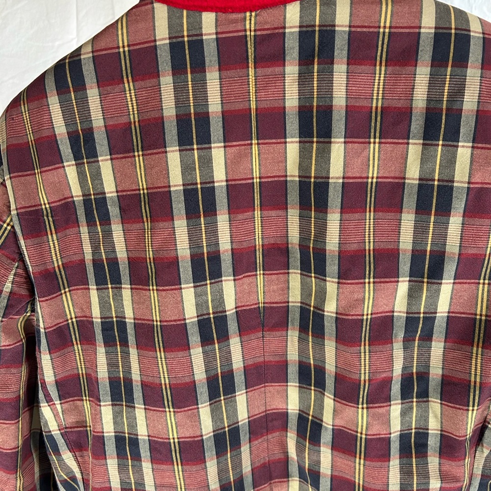 Ezra Fitch Plaid Sport Coat in Red, Yellow, and Black - Picture 8 of 10